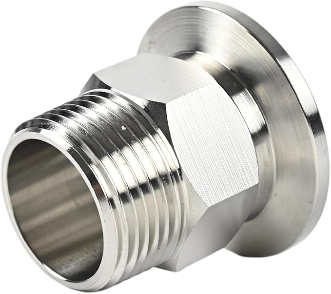SS304 KF25 NPT Male Adaptor thread 3/4" NW25 KF Male coupling ISO-KF25 X NPT 3/4"