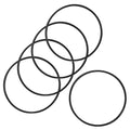 5-Pcak Nitrile Rubber O-Rings, 107mm ID, 115mm OD, 4mm Width, Metric Sealing Washer Gasket for Automotive Machine Plumbing/Faucet/Air or Gas Connections, Resists Oil and Heat