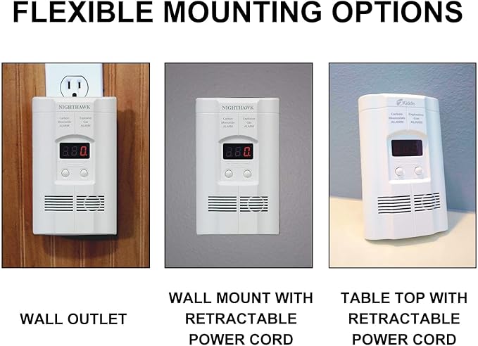 Kidde Carbon Monoxide Detectors (2 Pack) and Explosive Gas Alarm