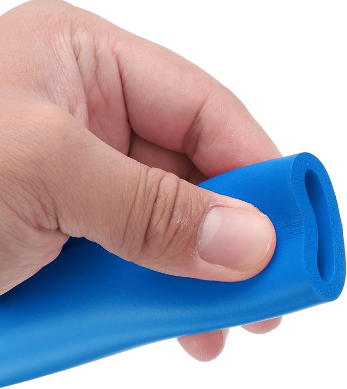 uxcell Foam Tubing for Handle Grip Support, Pipe Insulation Outside Pipe Lagging, 22mm(7/8") ID 33mm(1 5/16") OD 1m Blue