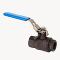 Cast Carbon Steel 2-Piece Full Port Ball Valve, NPT Threaded, 1/4-4 Inch, 1000 PSI, WCB Body with SS Ball & Stem (3/8")