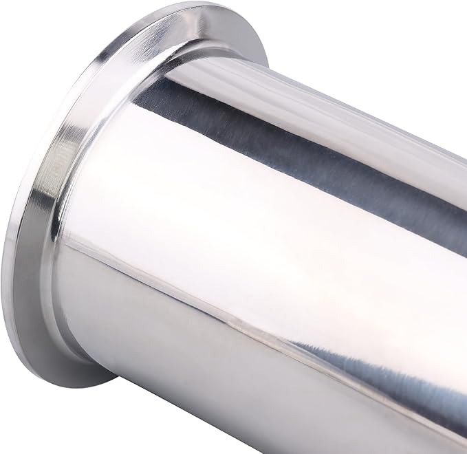 DERNORD Clamp Tee 3 Way Stainless Steel 304 with 3 Silicone Gaskets Fits 2-1/2" Tri Clamp, 63.5mm Pipe OD Sanitary Fittings (2.5 inch)