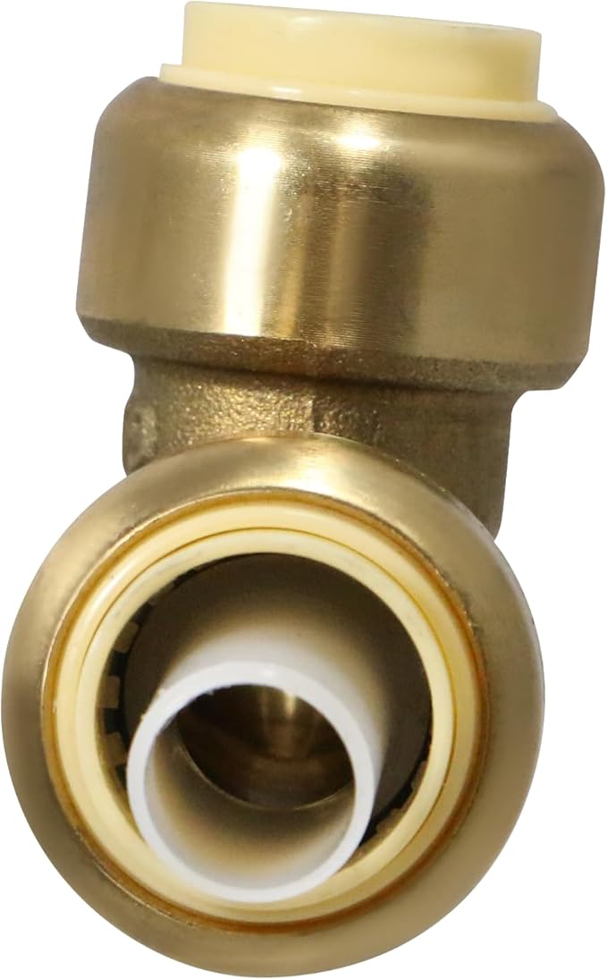 XFITTING Push to Connect 1/2 inch Elbow, Push Fit Elbow, 10 Pieces