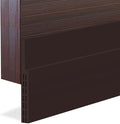 [New Upgrade] Huge Gap Door Draft Stopper, 3.4" W Widened Door Sweep Seal Gap Up to 1.8" for Interior & Exterior Doors - Keeping Draft, Noise, Dust and Unwanted Animals Out,3.4" W x 39" L,Brown