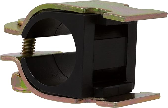 Rubber Cushion Strut Clamp 1" NOM (1-1/8" OD) for Mounting Copper Piping, PEX Pipe, CVPC Tubing to Strut Channels [5 Pack]