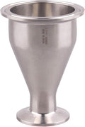 DERNORD Sanitary Fitting Reducer Fitting SUS304 Tri Clamp Ferrule Style 2.5 Tube OD to 1 Tube OD