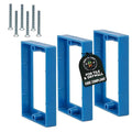 1/2" Single Gang Receptacle Outlet Box Extenders - UL Listed - Electrical Outlet Extender for Electrical Box and Electrical Outlet Switches with Screws (Pack of 3)