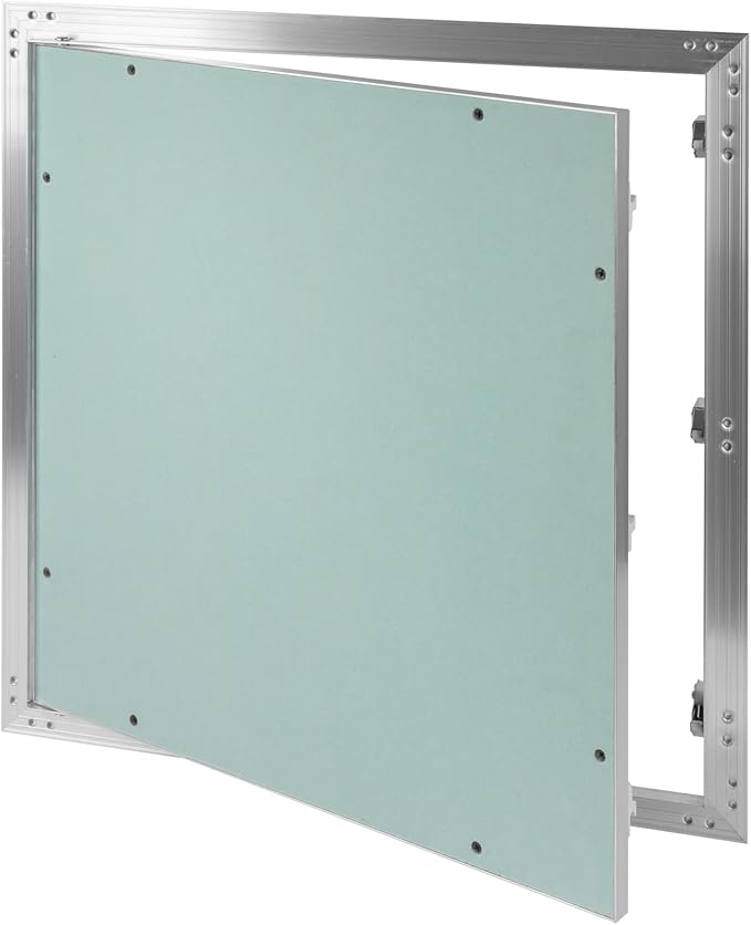 20" x 20" Inch Aluminum Drywall Access Panel - Service Shaft Door - Plumbing, Electricity, Heating, Alarm Wall Inspection hatch for Drywall - Bathroom Service Access Hole Cover