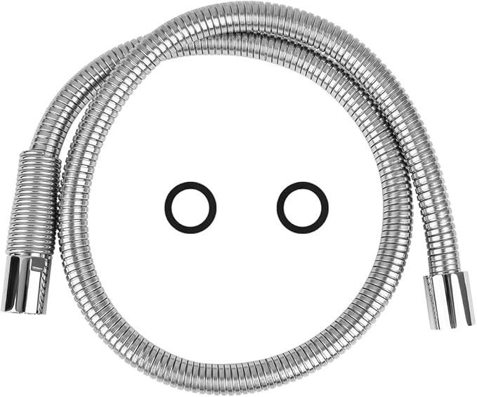 46 Inch Pre Rinse Sprayer Hose 1.42 GPM Commercial Kitchen Dish Spray Hose for Kitchen Sink Faucet, Flexible Stainless Pre Rinse Faucet Hose Replacement Kit