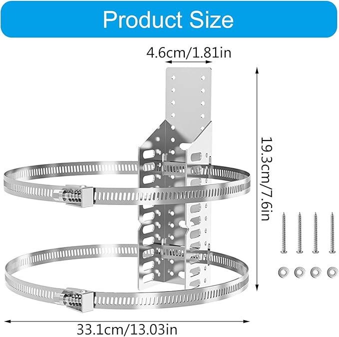 Safe and Practical Expansion Tanks Wall Mounted for Residential Water Heaters with Sturdy Metal Eartuquakes Straps