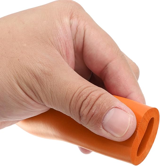 uxcell Foam Tubing for Handle Grip Support, Pipe Insulation Outside Pipe Lagging, 18mm ID 28.5mm(1 1/8") OD 1m Orange