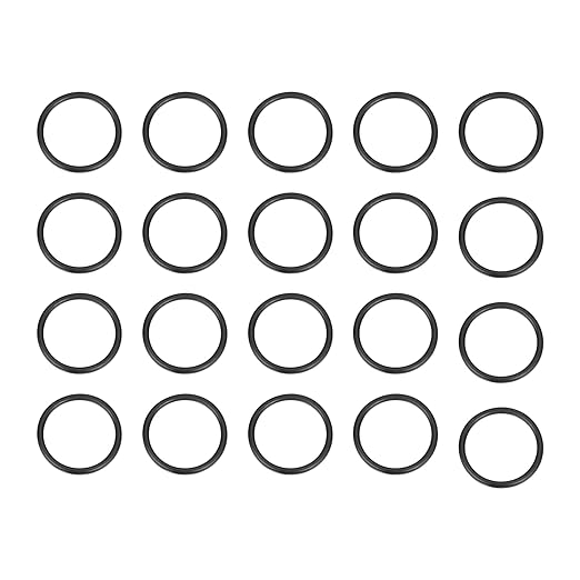 HARFINGTON 20pcs Nitrile Rubber O-Rings 45mm OD 37mm ID 4mm Width Metric Buna-N NBR Sealing Gasket Plumbing Sealing Repair O Rings for Car Auto Vehicle Repair Faucet Air Gas