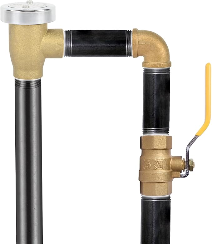 HYDRO MASTER Water Anti-Siphon Vacuum Breaker, 3/4 in., Brass Body & Chrome-Plated Cap, LF Brass.