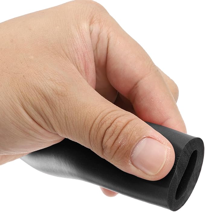 uxcell Foam Tubing for Handle Grip Support, Pipe Insulation Outside Pipe Lagging, 18mm ID 28.5mm(1 1/8") OD 1m Black