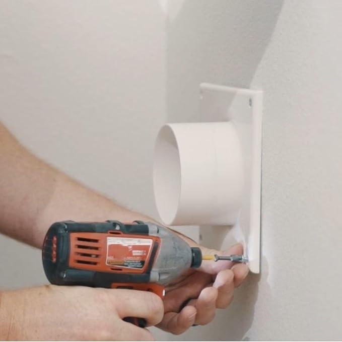 Cinch Wall Plate Adapter, Easy Connect Dryer Hose System by Ziggurat Products