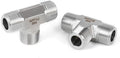 2 piece,NPT1/2Male - NPT1/2Male - NP1/2Male tee, 3WayConnector, Fabricate of 304 Stainless Steel.