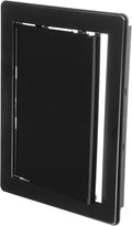 6" x 8" Black Plastic Access Panel - Drywall Wall Access Door for Plumbing, Electricity, Heating & Alarm Services