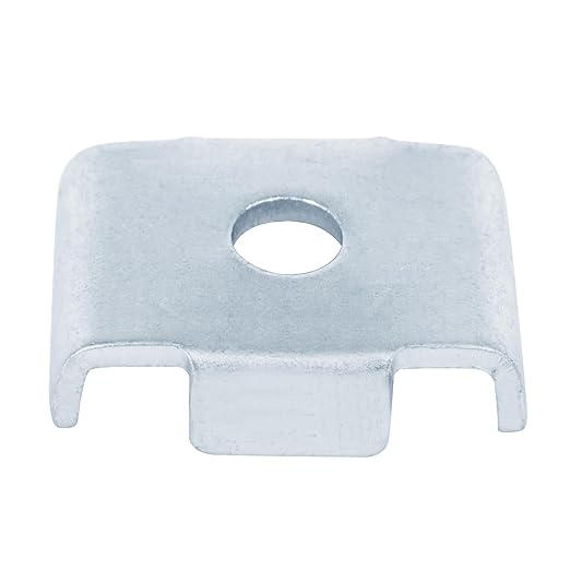 20 Pcs Square Plate Washers Accept 3/8" Bolt, Saddle Washer for 1-5/8" Strut Channel