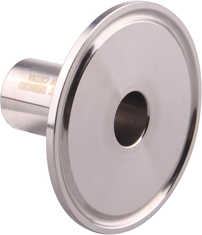 DERNORD Sanitary Female Threaded Pipe Fitting to 2 Inch TRI CLAMP OD 64mm Ferrule (Pipe Size: 3/8" NPT （2 Inch Tri clamp）)