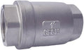 1”Stainless Steel Vertical Check Valve DN25, NPT Female Threaded Vertical Check Valve Stainless steel check valve for preventing oil-water backflow, gas-air check valve, sewage pump, etc
