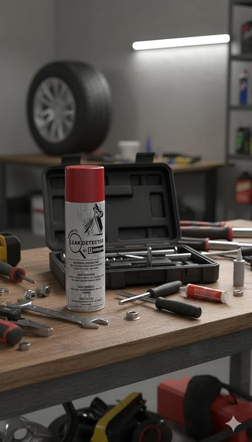 Universal Leak Detector Spray, High Precision Bubble Detection, for Tires, Gas Plumbing, Inflatable Products, HVAC Systems