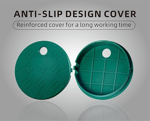4 PCS Valve Box Cover Lid ID 5.5" OD 6" for Sprinkler Irrigation System, Only Compatation with ID 5.5" Sprinkler System Covers Outdoors (5.5 inch)