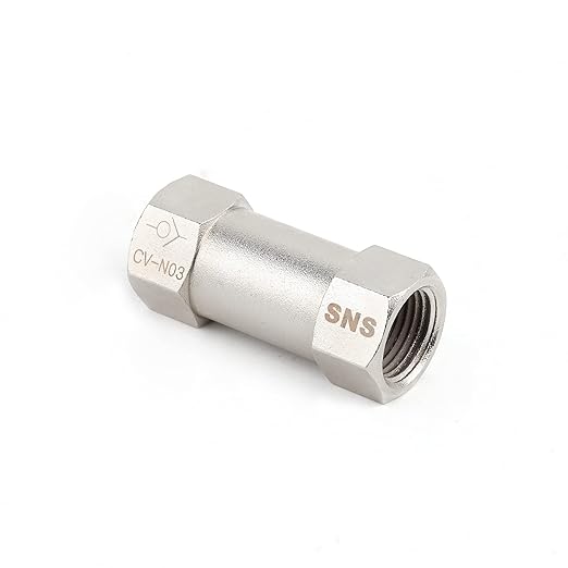 SNS Check Valve, Non-Return Valve, One-Way Valve 3/8'' NPT Female threaded (5 PCS) CV-N03