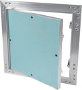 Vent Systems 10" x 10" Inch Aluminum Drywall Access Panel – Recessed Metal Square Inspection Door for Wall, Ceiling, Plumbing, HVAC System – Indoor Use for Home, Garage, Office Renovation or Repair
