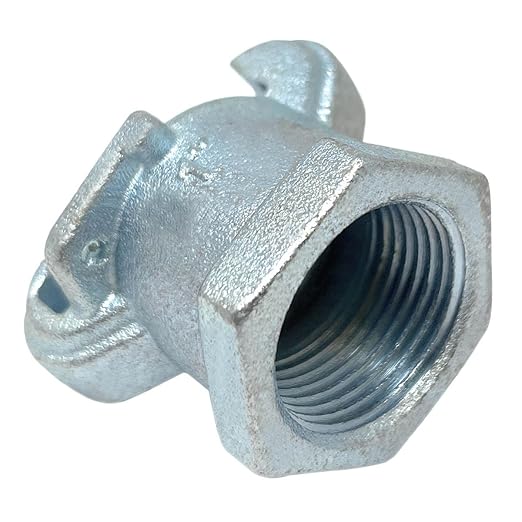 Gloxco Universal Quick Connect Coupling - Crowfoot Fitting, 1", Female NPT, Ductile Iron (UQC-F-100-DI)