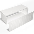 Universal PTAC Wall Sleeve 42" x 16", Heavy Duty Replacement Sleeve for Through the Wall AC Units, Powder Coated Metal Frame with Grille - for PTAC & PTHP Systems