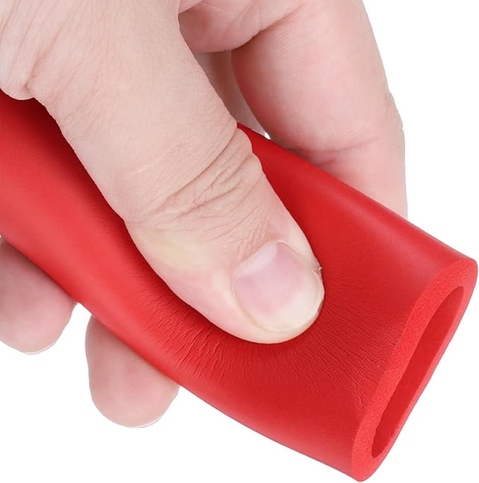 uxcell Foam Tubing for Handle Grip Support, Pipe Insulation Outside Pipe Lagging, 25mm(1") ID 35mm(1 3/8") OD 1m Red