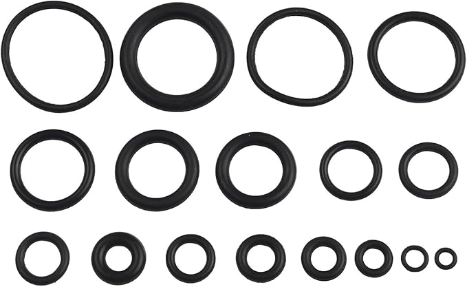 300Pcs Rubber O-Ring Assortment Kit Automotive Gasket Seal Washer Assortment for Plumbing, Faucet, Mechanic, Repairs, Air Connections