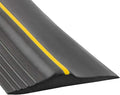 Papillon Universal Garage Door Bottom Threshold Seal Strip,Weatherproof Rubber DIY Weather Stripping Replacement, Not Include Sealant/Adhesive (16Ft, Black)