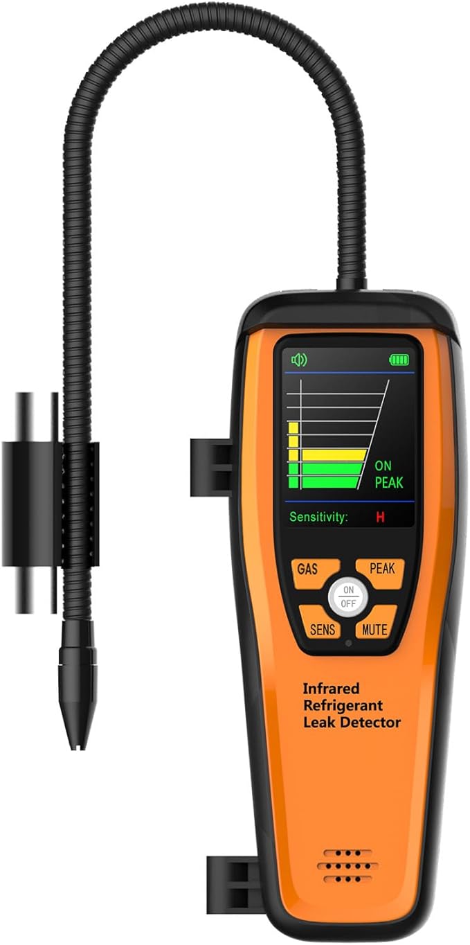 Elitech HVAC Refrigerant Leak Detector 10 Yrs Infrared Sensor Life Halogen Freon Sniffer, Air Conditioning Detection, Automotive Gas Finder, R22 R410A R134A R1234YF CFCs HCFCs HFCs, ILD-300