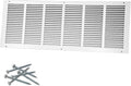 30"W x 10"H [Duct Opening Size] Steel Return Air Grille, Air Return Vent Cover for Ceiling and Sidewall - HVAC Air Vent Covers - [Outer Dimensions: 31.75"W x 11.75"H]