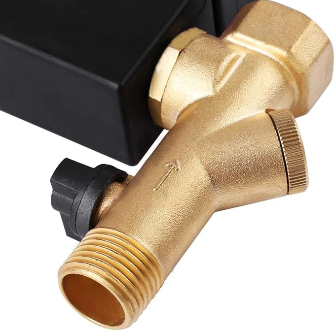 Automatic Drain Valve,G1/2 DN15 Automatic Electronic Timed Drain Valve for Air Compressor Condensate Management (AC230V)