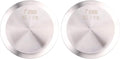 DERNORD Sanitary End Cap fits Tri-Clamp Ferrule Flange Stainless Steel 304 Fitting Clamp (2" (51mm) Tube OD) (2 Pack)