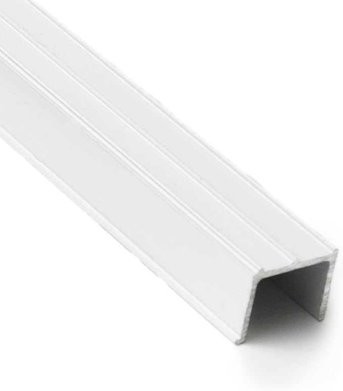 Sliding Screen Door Tracking - Side Jamb Channel 80" (White)