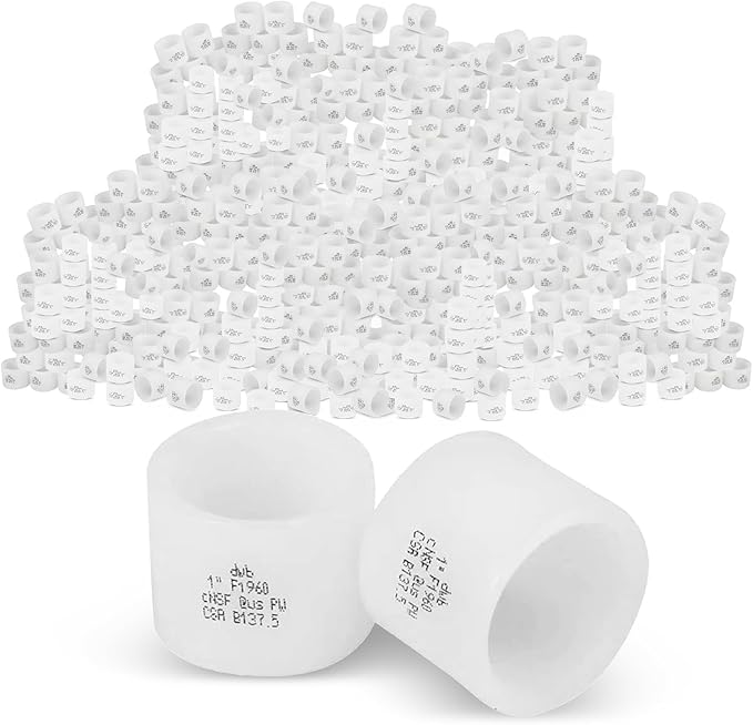 (Pack of 1000) Seelink 1 Inch PEX A Expansion Rings, Expansion Rings and Sleeves for PEX A Pipe and Fitting Connection