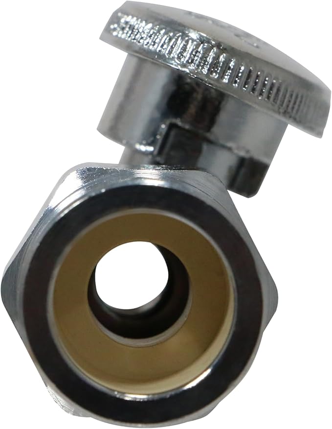 XFITTING 1/2 Inch CPVC x 3/8 OD Compression Straight Valve, 3-3-4=5XX, 5 Pieces