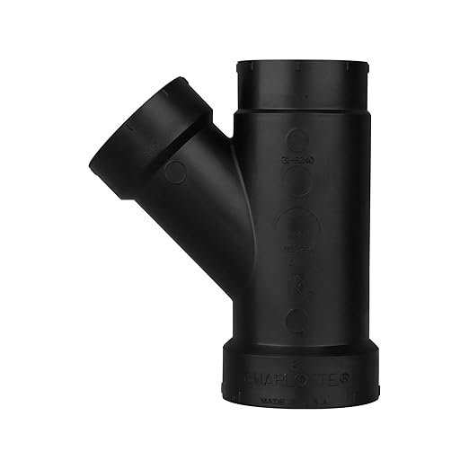 CHARLOTTE PIPE 2X1 1/2X1 1/2 DWV WYE REDUCING All HUB DWV (Drain, Waste and Vent) (25 Unit Box)