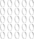 HARFINGTON 25 Pcs Hose Clamp 3-1/16"-4" (78-101mm) 304 Stainless Steel Adjustable Worm Gear Hose Clamp with Phillips Screw Assortment Kit for Fuel Line Pipe Plumbing Automotive Tube
