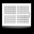 14x12 Vent Register [Duct Opening], Vent Covers for Home Ceiling, Two-Way Ventilation Register, Adjustable Solid Steel Wall Register Vent Cover (14"W x 12"H [Duct Opening])