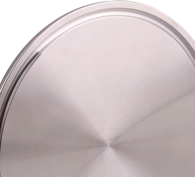 DERNORD End Cap fits Tri-Clamp Ferrule Flange Stainless Steel 304 End Cap fits Sanitary Fitting Clamp (4" (102mm) Tube OD)