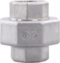 Cast Pipe Fittings Union - 3/8" NPT Female Fitting Stainless Steel 304, Class 150