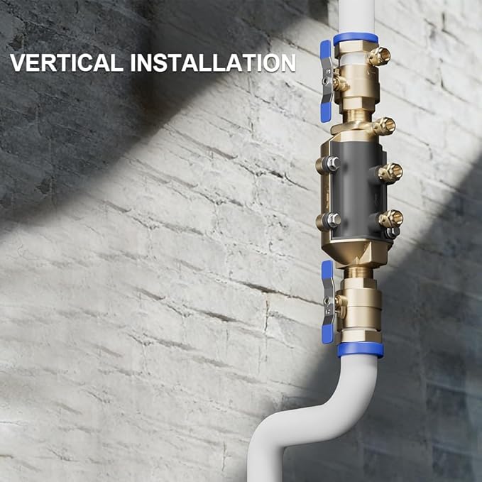1-350 1" Double Check Backflow Preventer, Prevent Backpressure and Backsiphonage,Complete Double Check Valve Assembly.