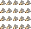 (Pack of 25) PLUMBINGMASTER Pipe Fitting - 1/2" Pex 1/2" Female NPT Swivel Adapter Barb Crimp Fitting, Anti-Corrosion,No Lead, 5 Year Warranty, (PEX1807202-25PCS)