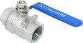 DAN SPEED 1" NPT Female SS 316 Stainless Steel Full Port Ball Valve Vinyl Handle WOG1000
