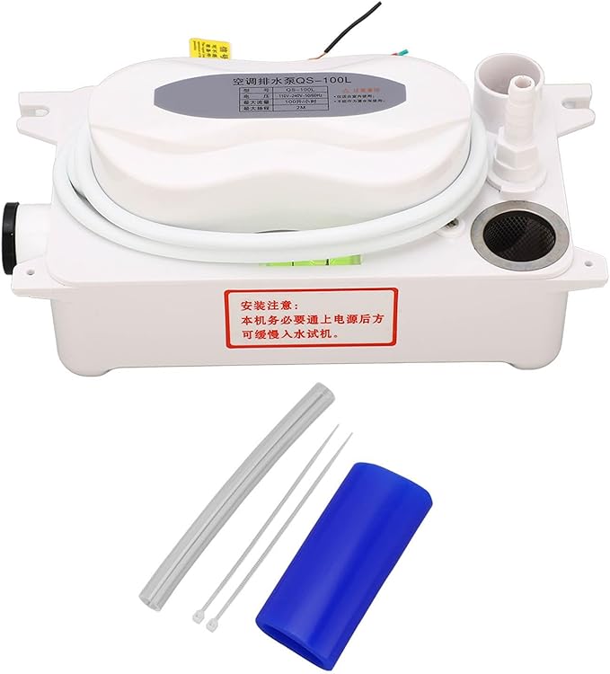 HVAC Water Drain Pumps, Condensate Removal Water Pumps with 600ml Storage Box, Automatic Operation and Stop Function, Ideal for Air Conditioners, Ice Makers