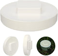 Frienda 8 Inch Npt Male Threaded PVC Cleanout Plug PVC Dwv Pipe Fitting Flush Sewer Cover Cleanout Cap Adapter for Plumbing Water Line Drainage Piping System